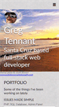 Mobile Screenshot of gregtennant.com